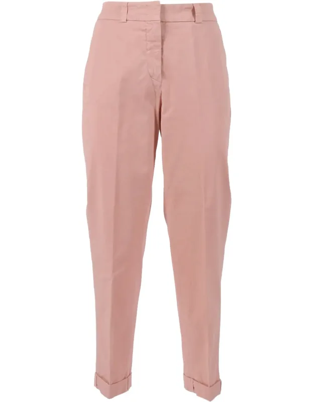 Cropped Straight-leg Trousers