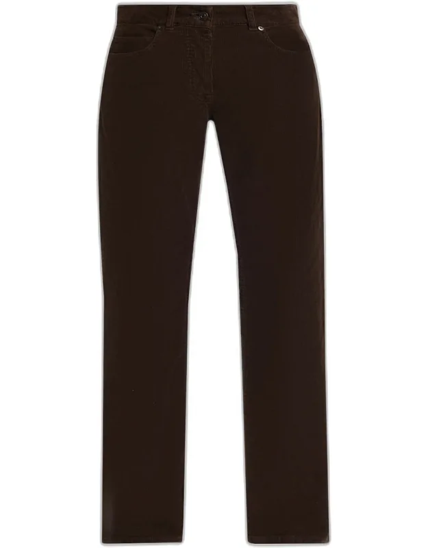Frava Corduroy Straight-leg Pants