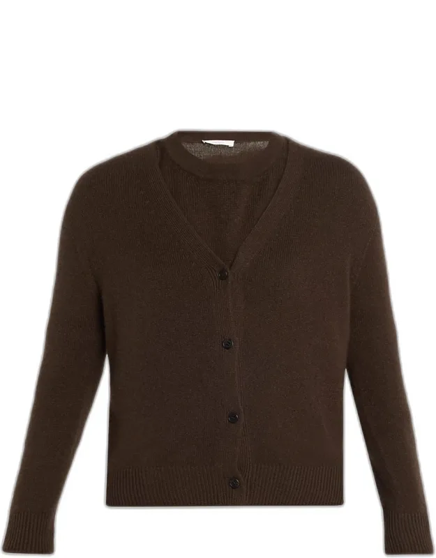 Cashmere V-neck Cardigan