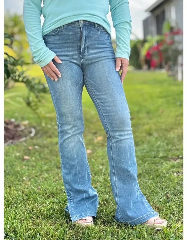 Denim, Diamonds & Drama Bootcut Jeans