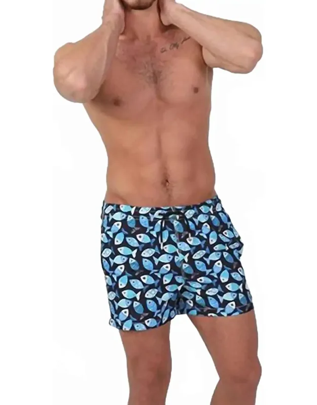 Fish Swim Trunks