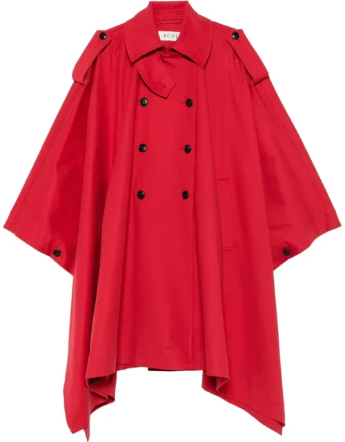 Double-breasted Asymmetric-hem Coat