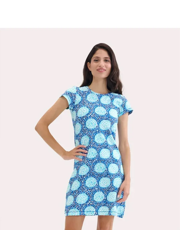 Crew Neck T-shirt Mini Dress