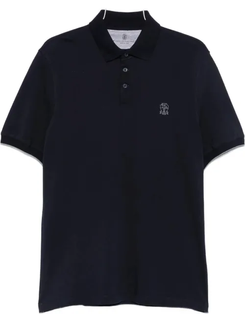 Logo-embroidered Cotton Polo Shirt