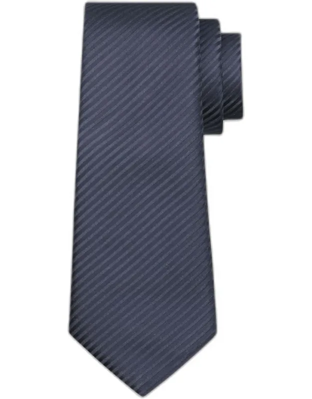 Tonal Stripe Silk Tie