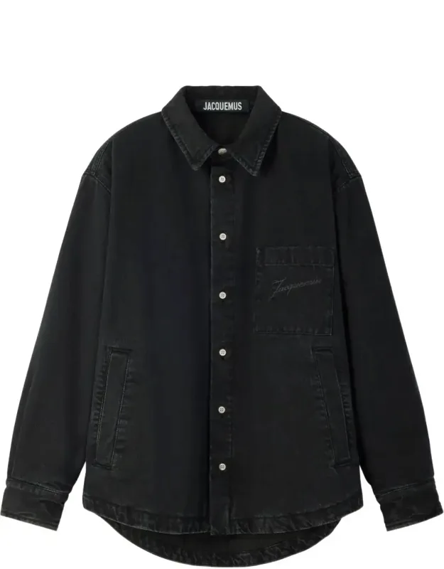 Relaxed Curved Hem Casual Shirt