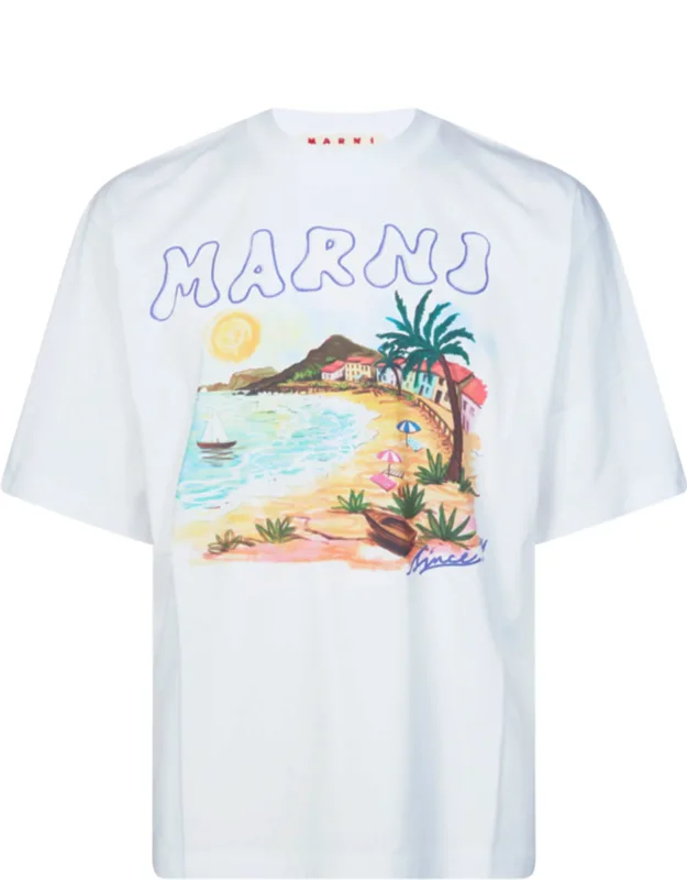 Cotton Beach Graphic T-shirt