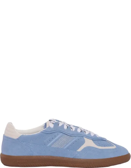 Cream Leather Sneakers
