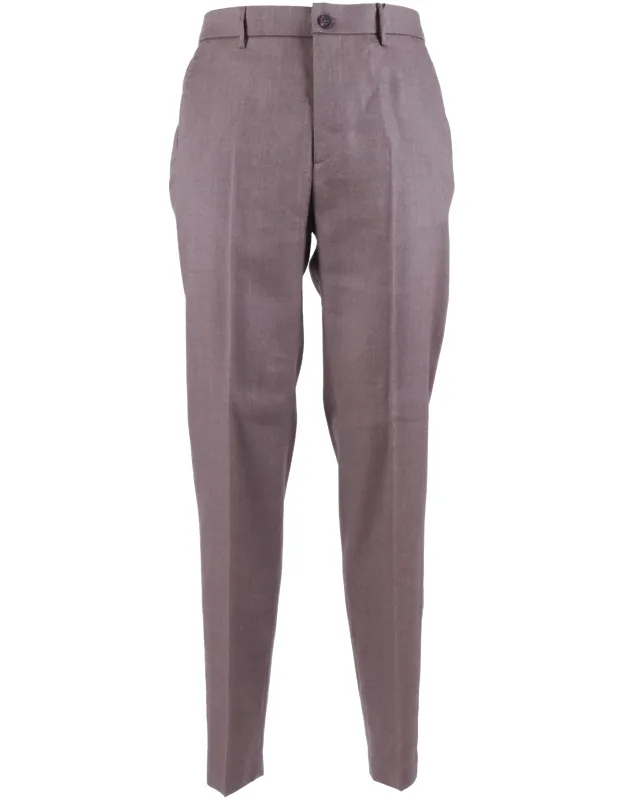 Tailored Tapered Classic Straight-leg Pants