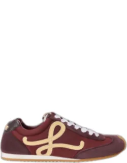 Ballet Runner 2 Nylon And Suede Sneakers