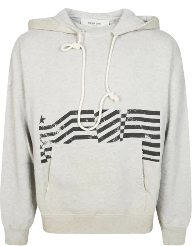 Distressed Flag Hoodie
