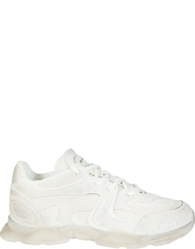 Eris Premium Leather Translucent Sole Sneakers