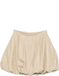 Leather Mini Skirt