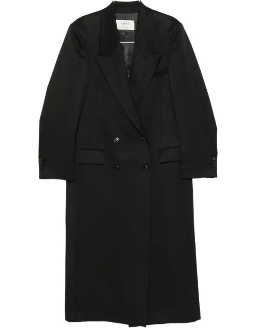 Double-breasted Peaked-lapel Coat