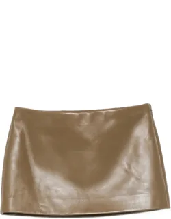 Leather Mini Skirt