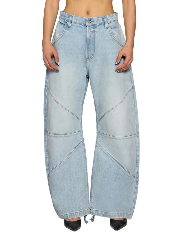Freddy Cropped Barrel Jeans