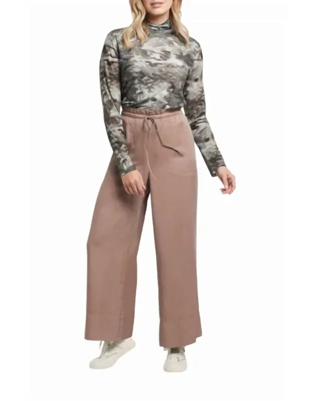 High Rise Wide Leg Palazzo Pants