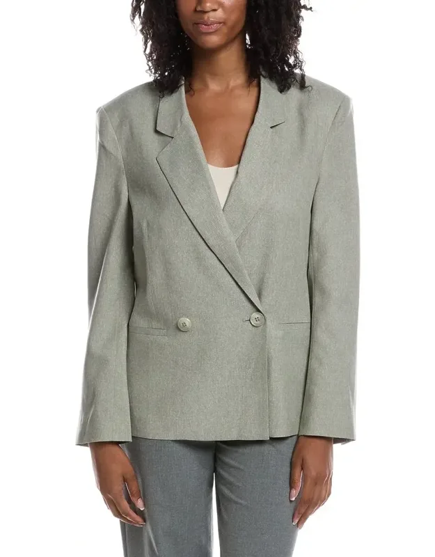 Boxy Fit Double Breasted Blazer