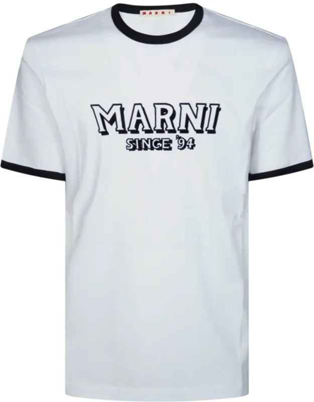 Crew Neck Outlined T-shirt