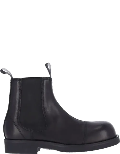 Chelsea Biker Leather Boots