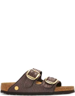 Arizona Raffia Buckle-strap Sandals