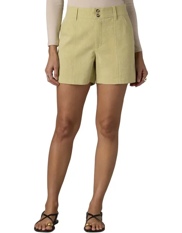 Skyrise Double Button Trouser Shorts