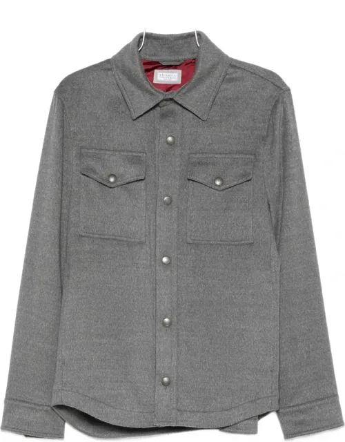 Flap-pocket Shirt Jacket