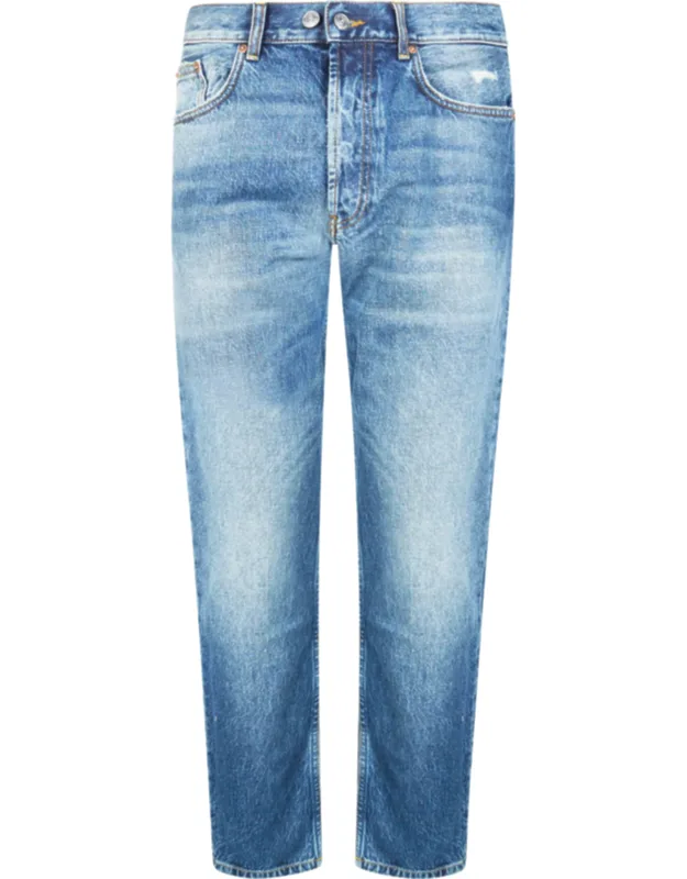 Faded Distressed Jeans