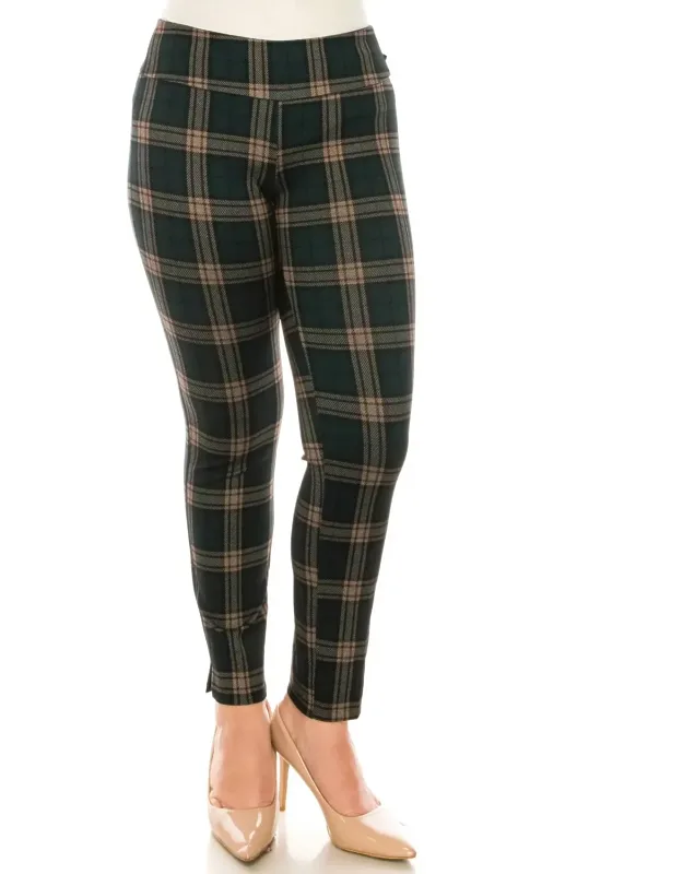 Figure Defining Slim Ankle Pull On Pants