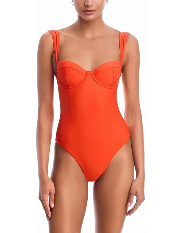 Bustier One Piece Swimsuit