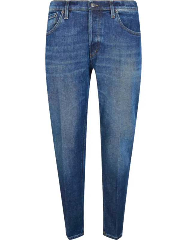 Faded Whiskered Jeans
