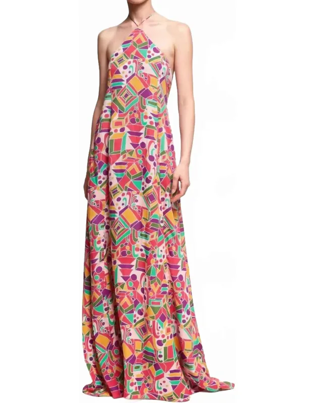 Halterneck Maxi Dress