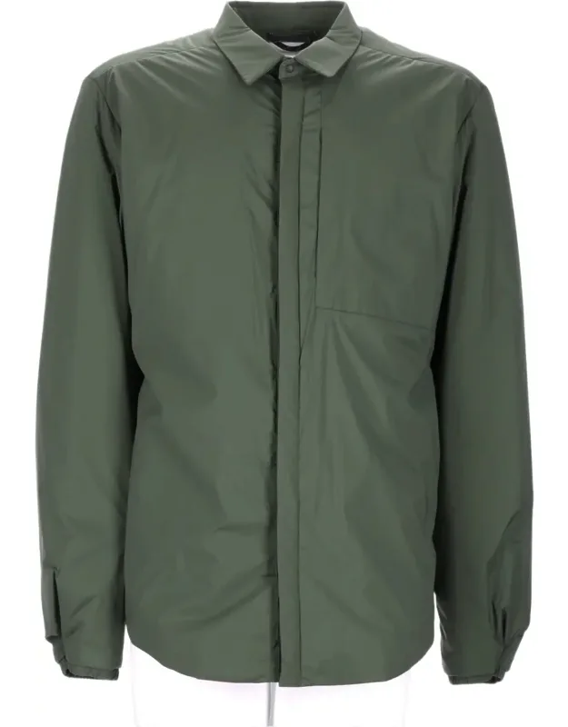Sports Jacket With Concealed Fastening And Elastic Cuffs