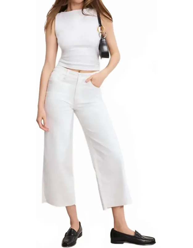 Cropped Palazzo Jeans