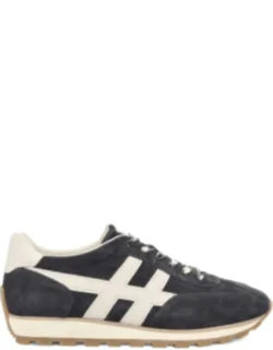 Two-tone Suede Sneakers