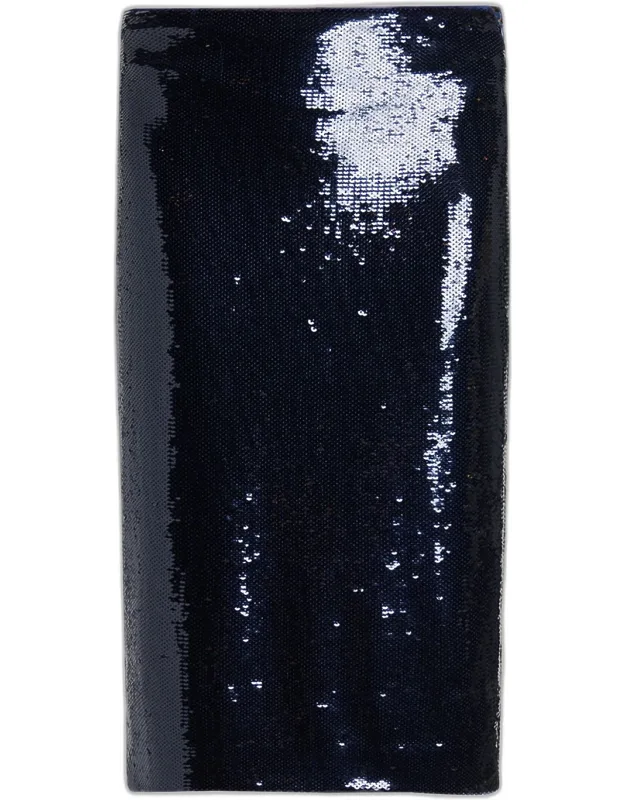 Two-tone Sequined Pencil Skirt
