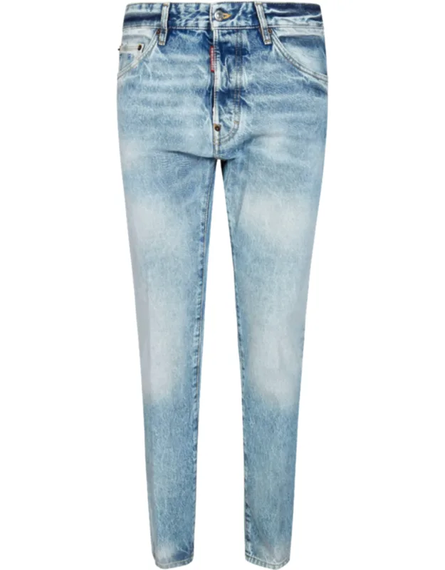 Faded Distressed Jeans