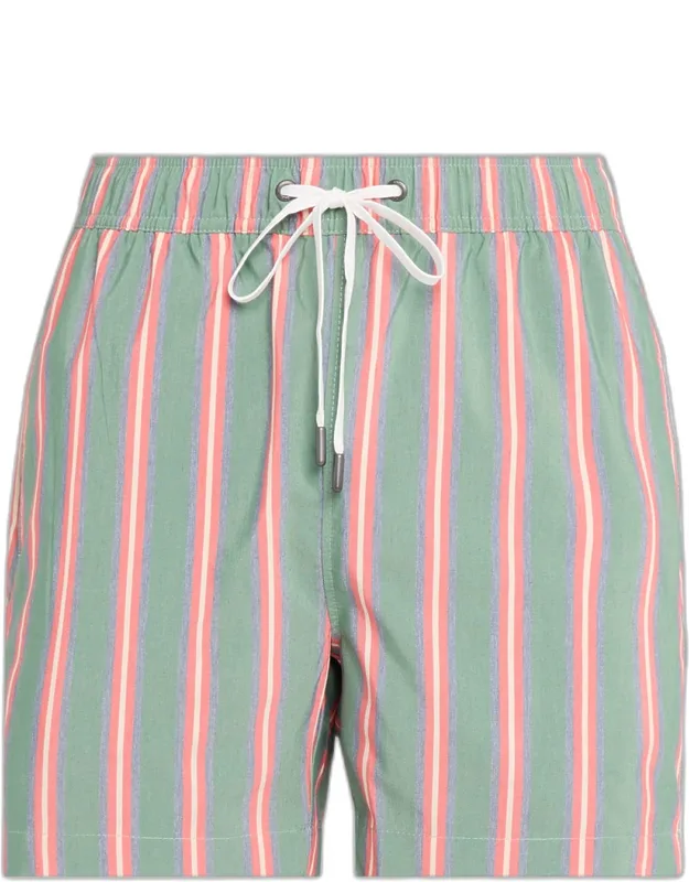 Striped Swim Trunks