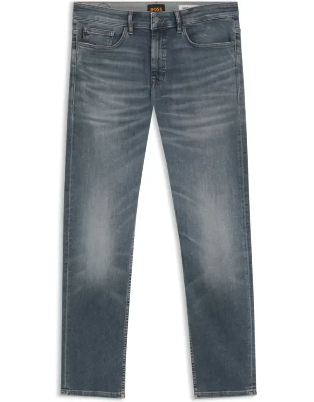 Slim-fit Jeans With Flexible Movement And Classic Denim Feel