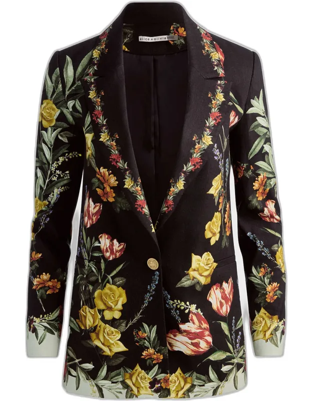 Denny Slim Boyfriend Blazer