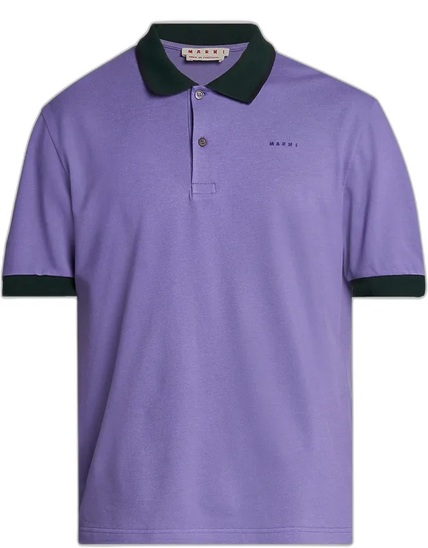 Short-sleeve Cotton Pique Polo Shirt