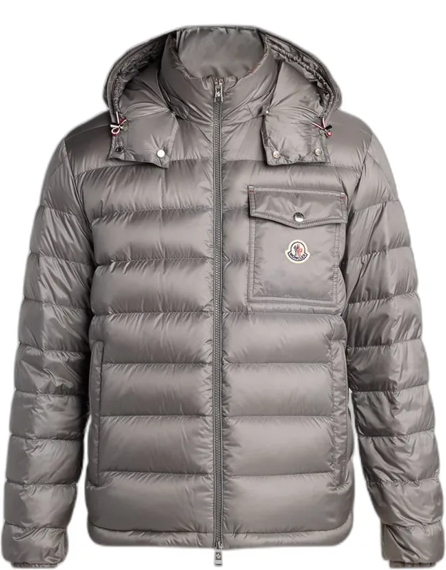 Hood Logo Puffer Jacket