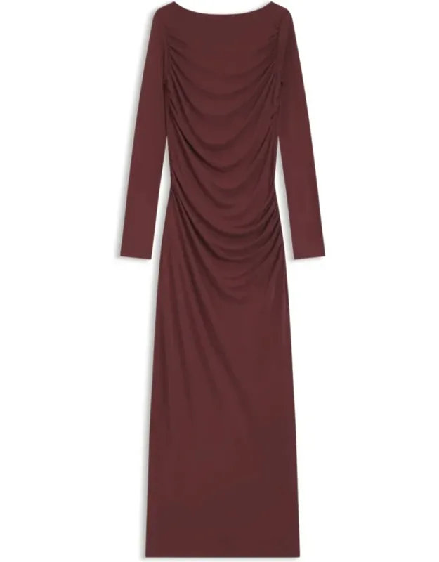 Ruffle Detail Jersey Dress