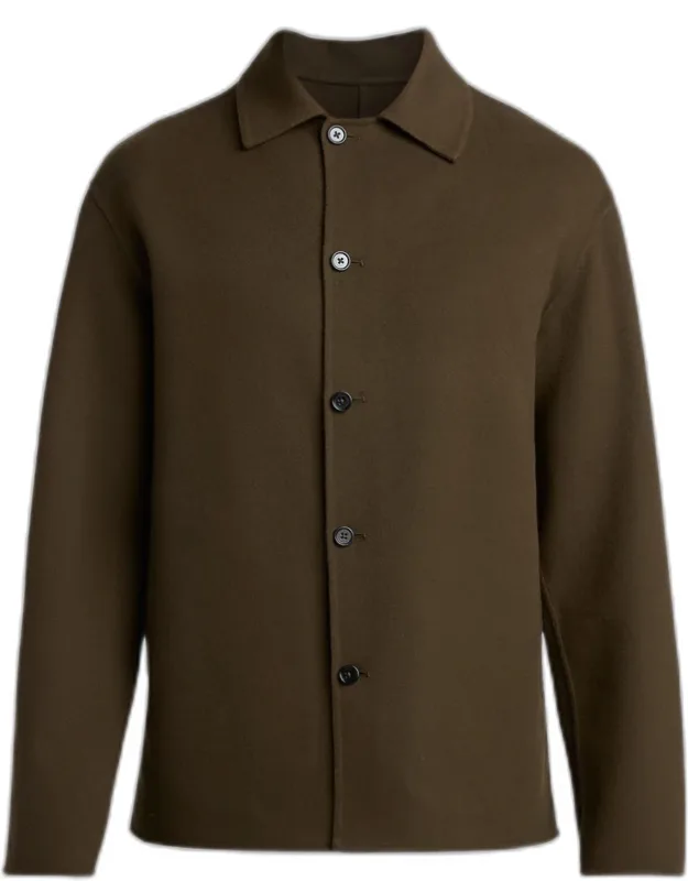 Wool And Cashmere Shirt Jacket