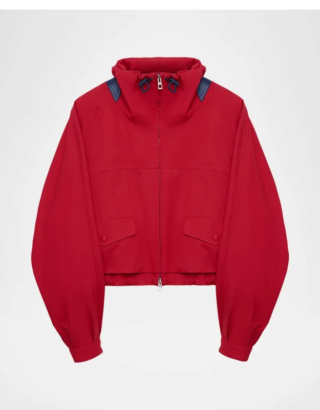 Lightweight Cropped Technical Jacket