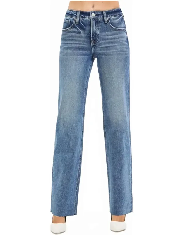 Tummy Control Straight Leg Jeans