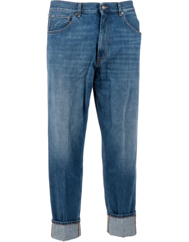 Mid Blue Five Jeans