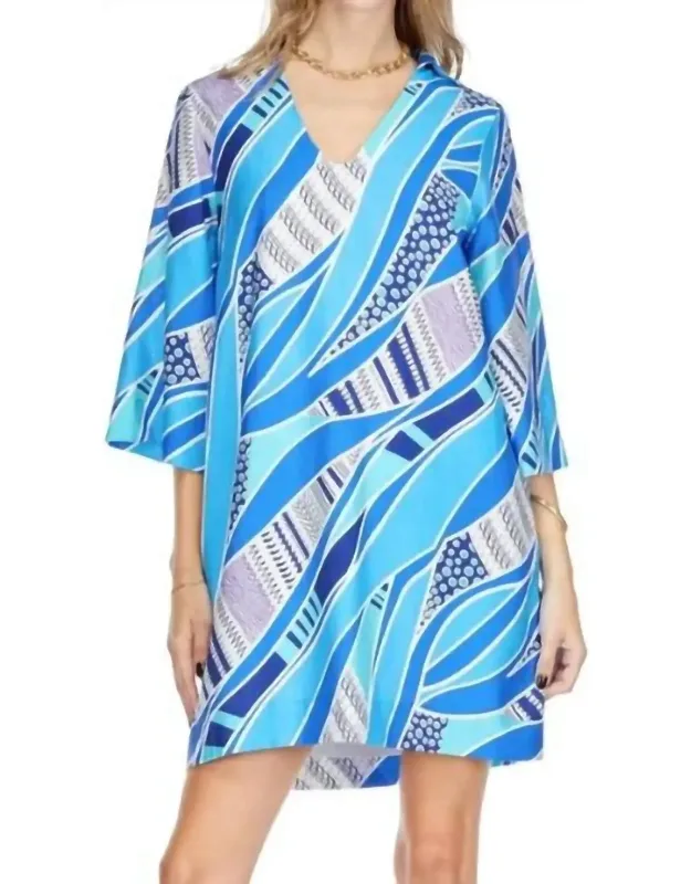 Collar Tunic Dress