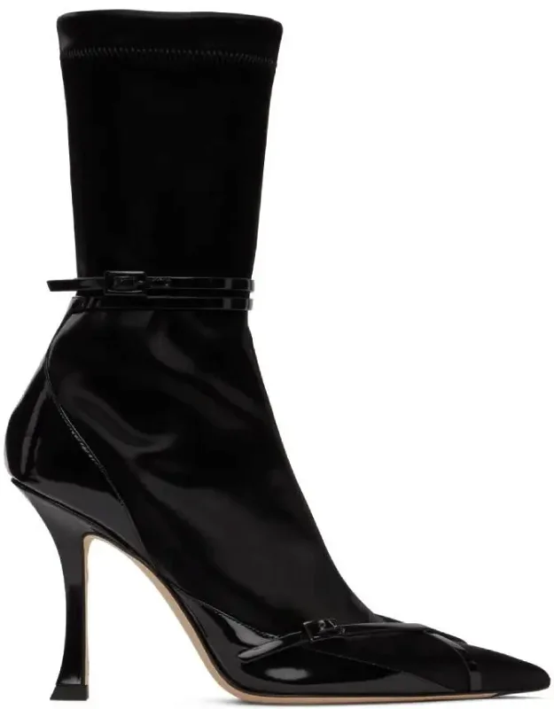 Techno Jersey Ankle Boots
