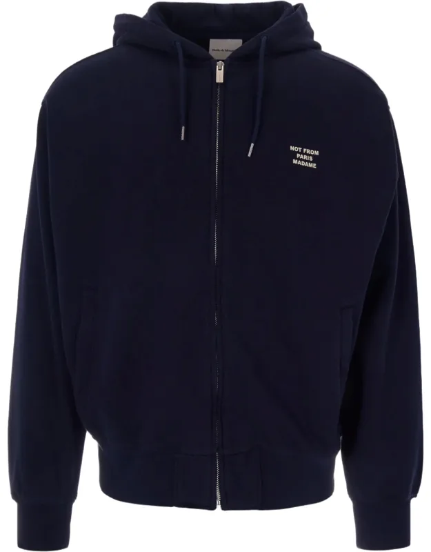 Lightweight Zip-up Fleece Hoodie